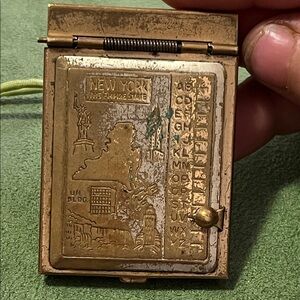 NY Collection Gold New York State Notebook